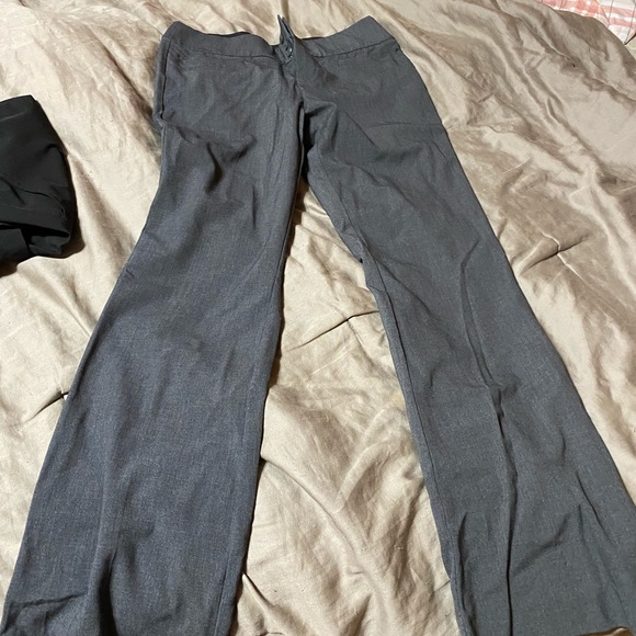 Elegant Women's Charcoal Trousers - Picture 1 of 5